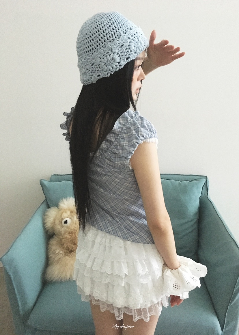 BY CHAPTER韓國直郵女裝新款時尚人氣熱賣休閑襯衫蕾絲衫BY Chapter襯衫/蕾絲衫