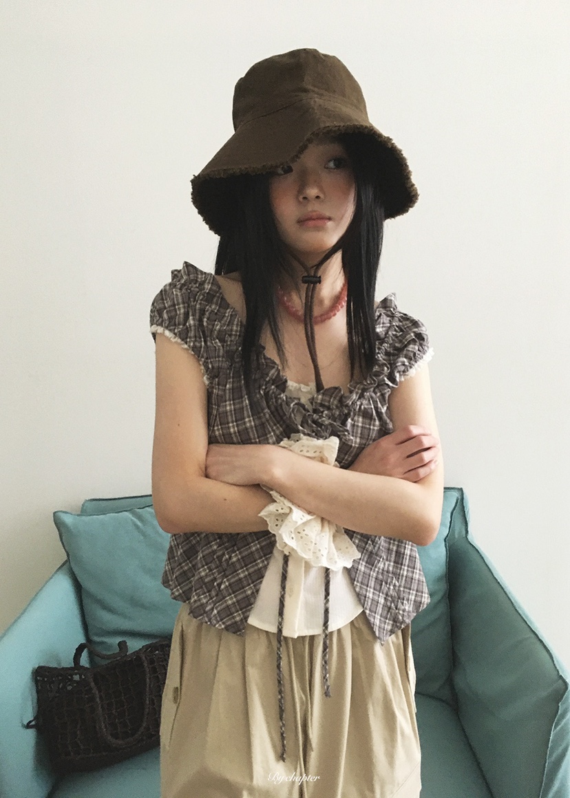 BY CHAPTER韓國直郵女裝新款時尚人氣熱賣休閑襯衫蕾絲衫BY Chapter襯衫/蕾絲衫
