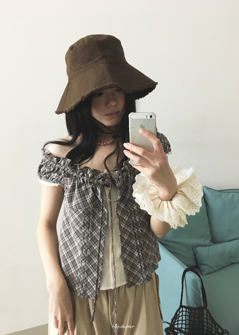 BY CHAPTER韓國直郵女裝新款時尚人氣熱賣休閑襯衫蕾絲衫BY Chapter襯衫/蕾絲衫圖色2