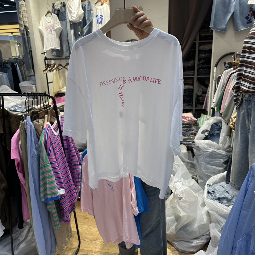YESFREE韓國東大門代購女士新品熱賣休閑時尚人氣推薦T恤YESFREET恤圖色1