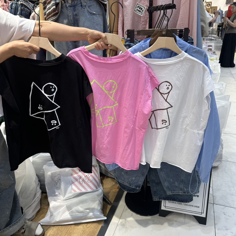 YESFREE韓國直郵女裝新品熱賣推薦休閑26夏季時尚T恤無袖YESFREET恤