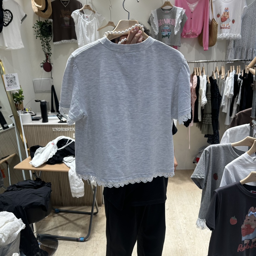 UNDERSTAR_VINTAGE韓國直郵女士新品休閑推薦26夏季熱賣T恤UNDERSTAR_VINTAGET恤