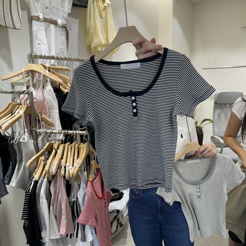 HIPTIQUE韓國直郵實拍女士新品人氣時尚熱賣休閑26夏季T恤HIPTIQUET恤圖色3
