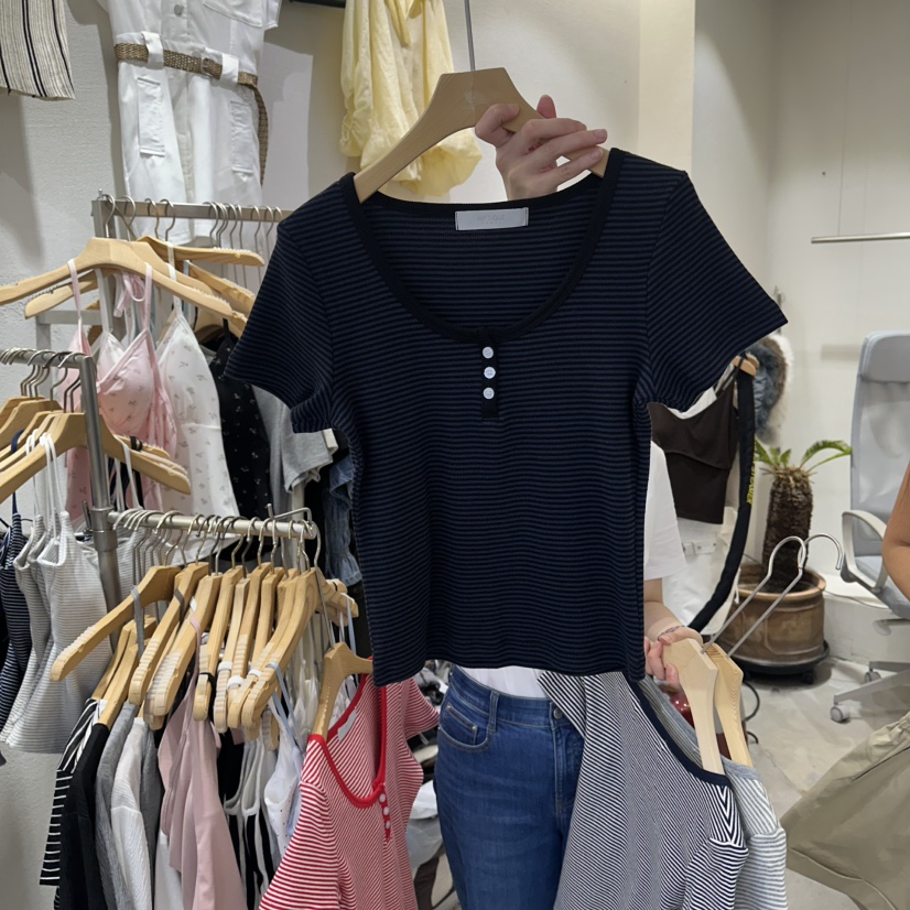 HIPTIQUE韓國直郵實拍女士新品人氣時尚熱賣休閑26夏季T恤HIPTIQUET恤圖色4