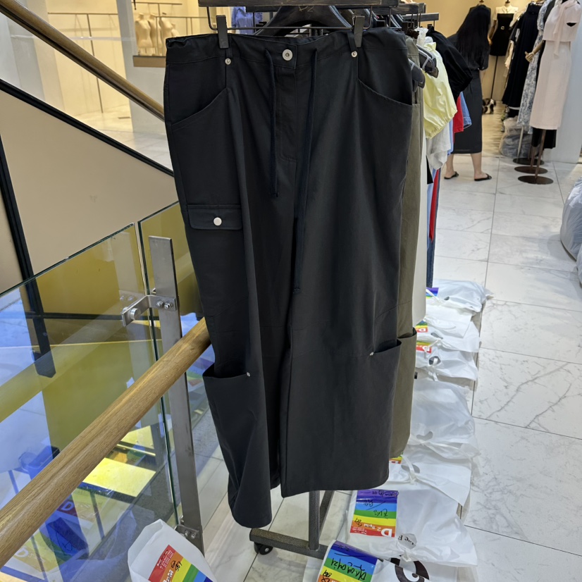 A2/D2韓國直郵女士新款26夏季熱賣時尚休閑褲工裝褲開衩A2/D2休閑褲圖色3