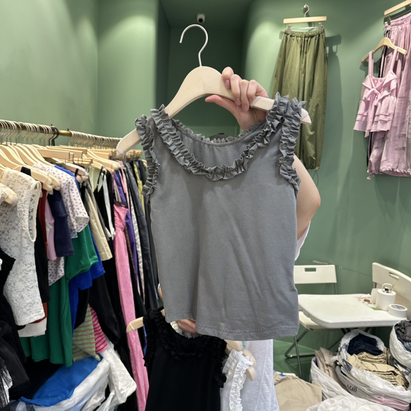 ROMANTIC NEWYORK韓國直郵女士新品休閑時尚吊帶背心無袖ROMANTIC NEWYORK吊帶/背心圖色3