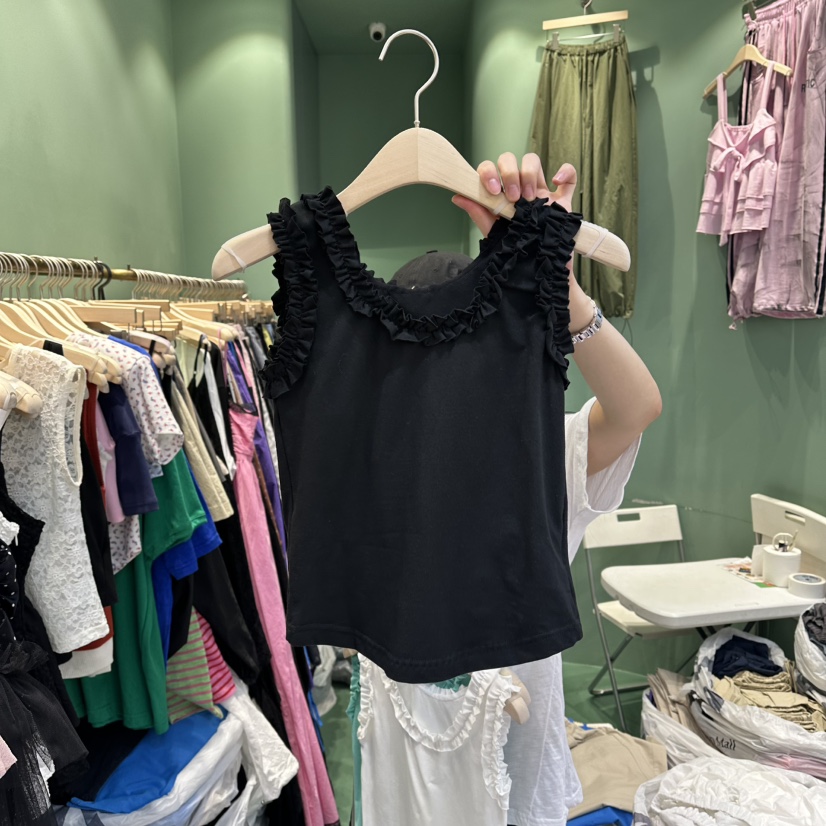 ROMANTIC NEWYORK韓國直郵女士新品休閑時尚吊帶背心無袖ROMANTIC NEWYORK吊帶/背心圖色4