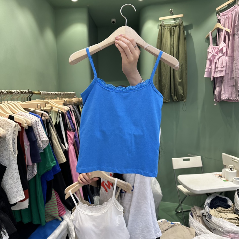ROMANTIC NEWYORK韓國代購女士新品26夏季熱賣推薦吊帶背心ROMANTIC NEWYORK吊帶/背心