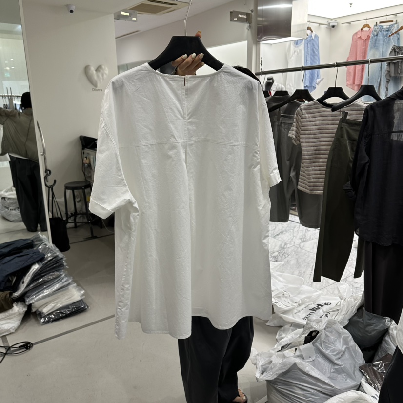 DIARRA韓國代購女士新品26夏季休閑人氣推薦時尚襯衫蕾絲衫DIARRA襯衫/蕾絲衫