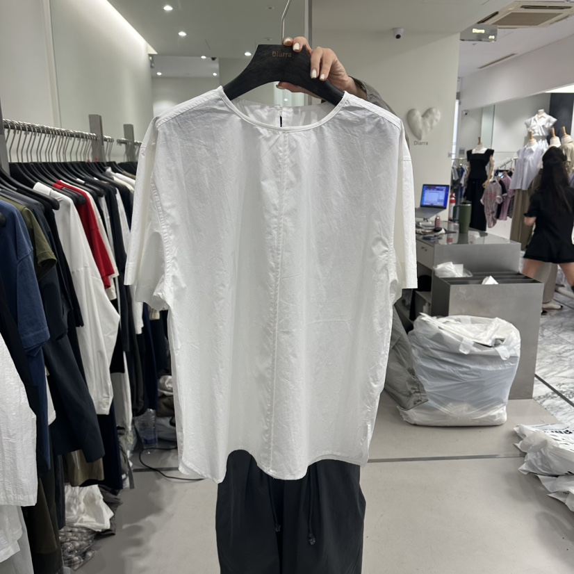 DIARRA韓國直郵女士新款熱賣26夏季人氣休閑時尚襯衫蕾絲衫DIARRA襯衫/蕾絲衫圖色2