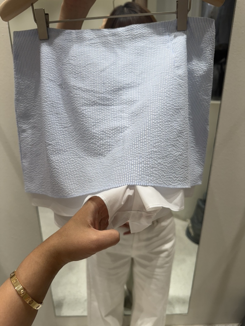 MARKE-P韓國直郵實拍女士新品熱賣時尚26夏季休閑裙褲條紋MARKE-P裙褲