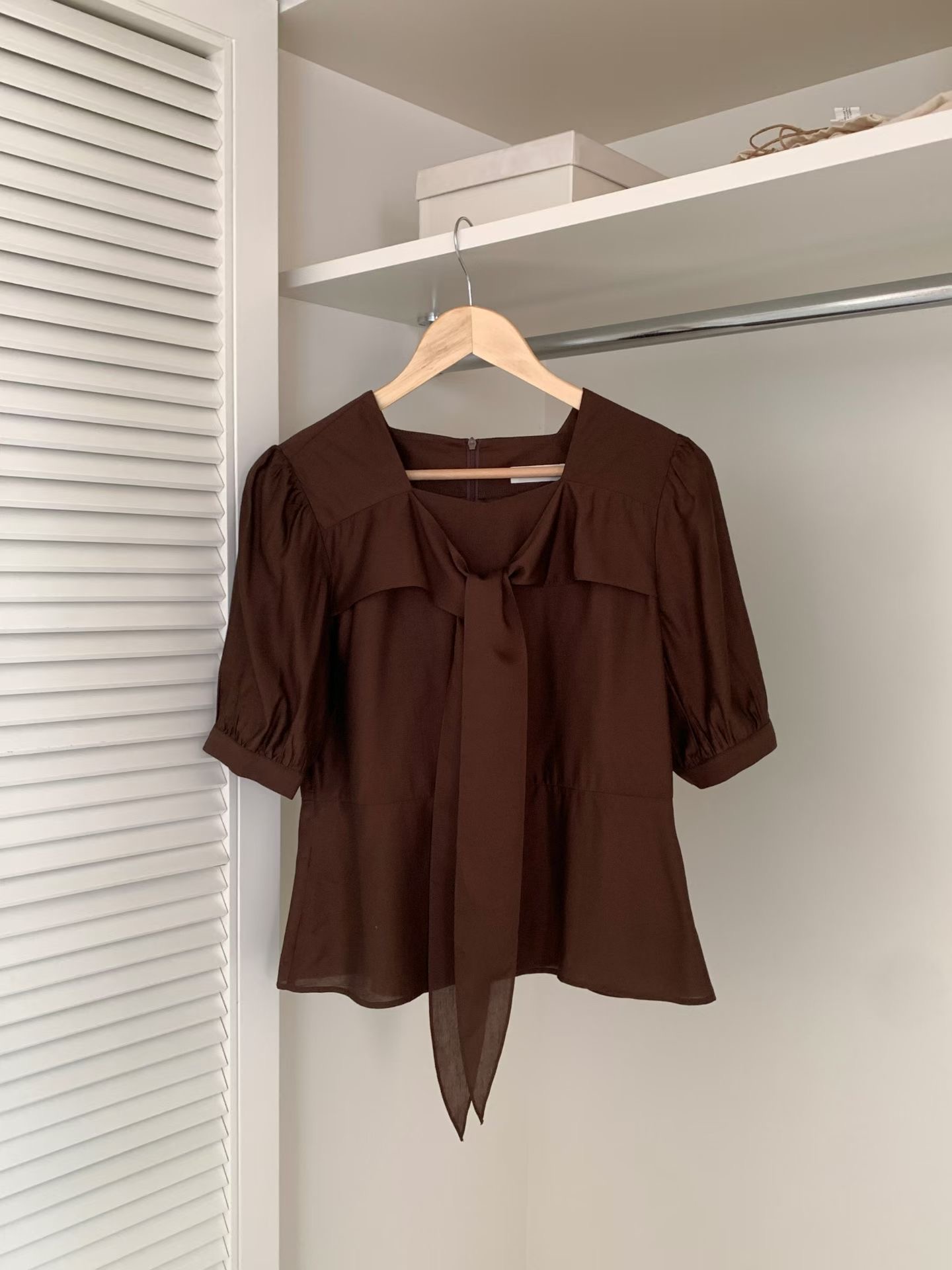 WITHMOON韓國代購女裝新品26夏季人氣熱賣休閑襯衫蕾絲衫WITHMOON襯衫/蕾絲衫圖色2