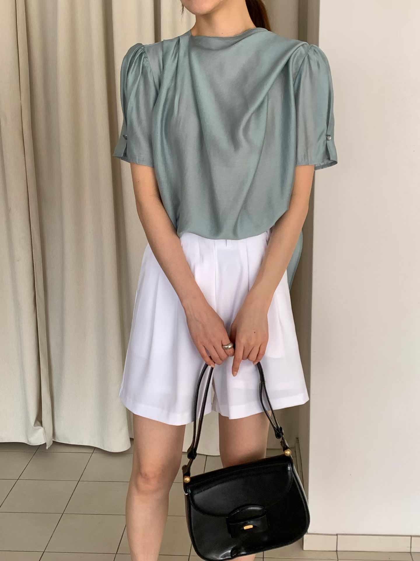 WITHMOON韓國直郵實拍女士新品時尚人氣推薦26夏季襯衫蕾絲衫WITHMOON襯衫/蕾絲衫