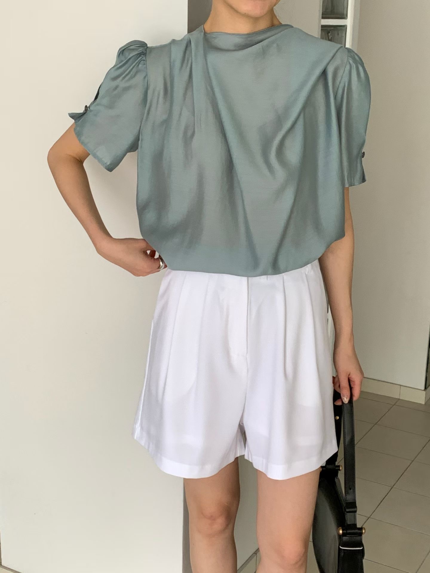 WITHMOON韓國直郵實拍女士新品時尚人氣推薦26夏季襯衫蕾絲衫WITHMOON襯衫/蕾絲衫