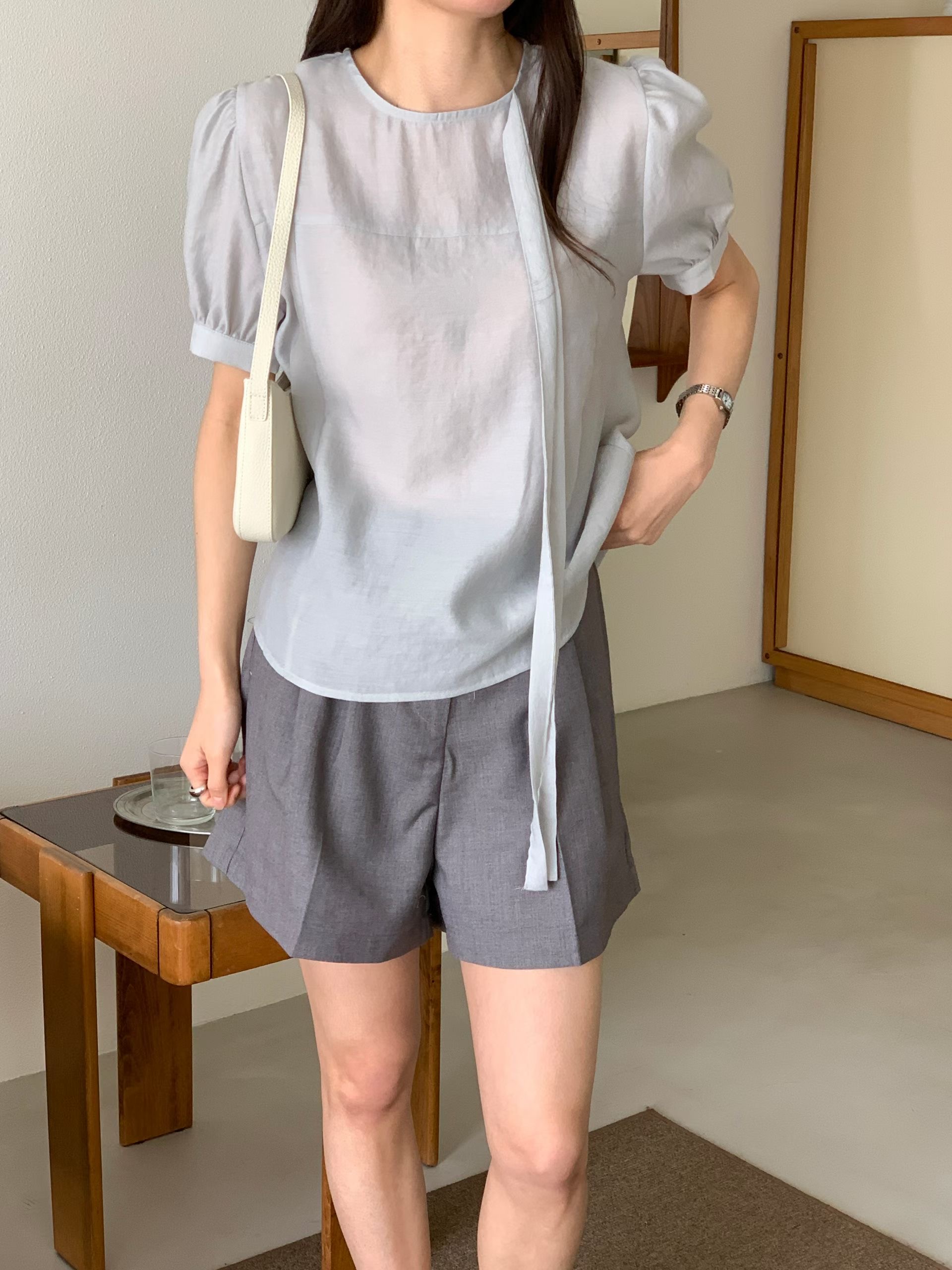 WITHMOON東大門實拍韓國女裝新品時尚26夏季推薦襯衫蕾絲衫WITHMOON襯衫/蕾絲衫圖色2