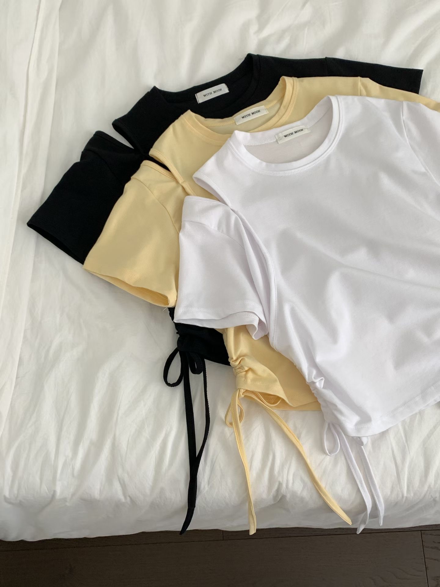WITHMOON韓國直郵實拍女裝新品休閑26夏季熱賣人氣時尚T恤WITHMOONT恤