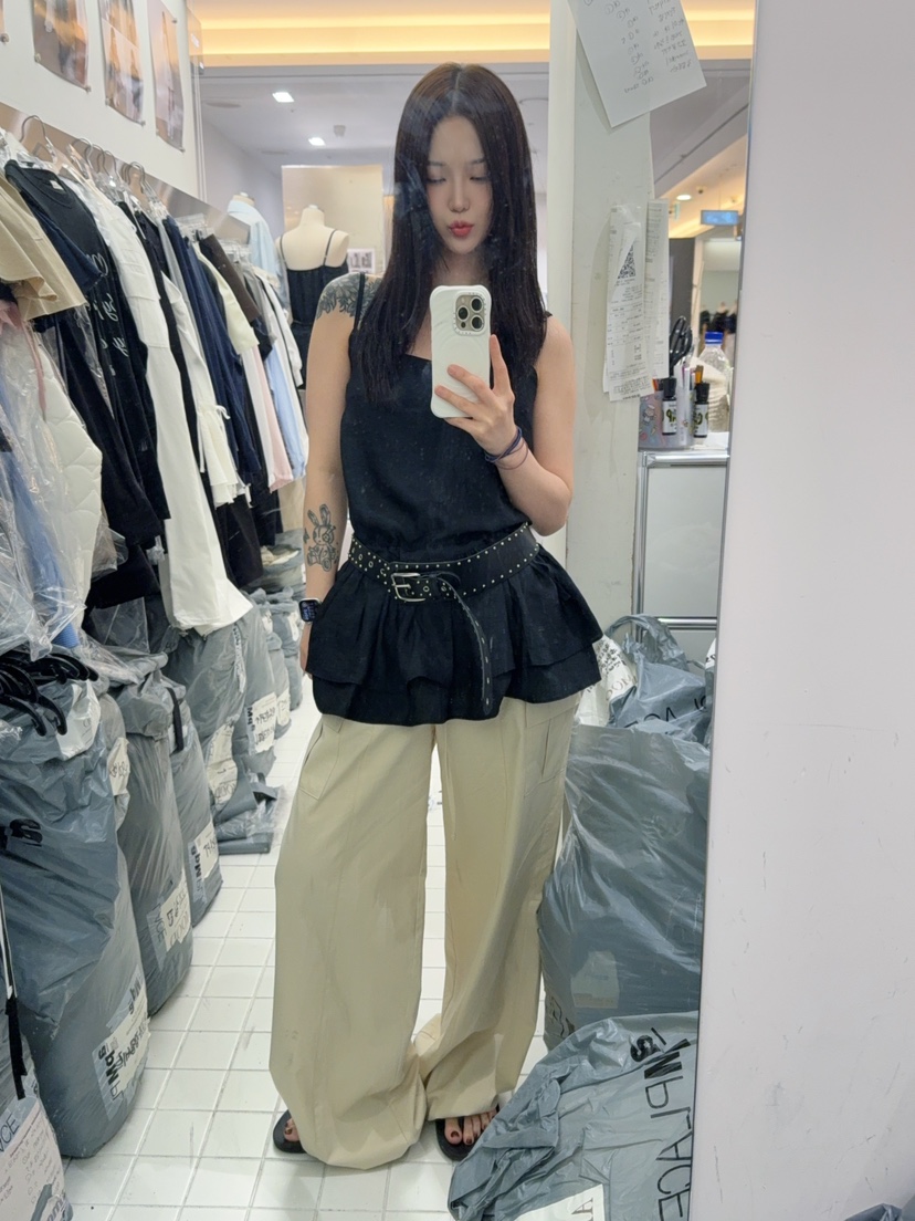 AMOOD韓國直郵實拍女裝新品熱賣人氣26夏季休閑時尚連衣裙AMOOD連衣裙