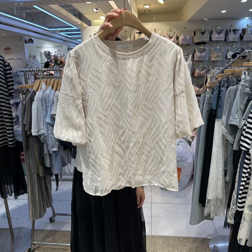 BELITA東大門實拍韓國女士新品推薦時尚26夏季襯衫蕾絲衫BELITA襯衫/蕾絲衫圖色1