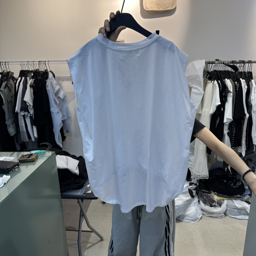 空韓國代購女士新品推薦26夏季熱賣人氣吊帶背心褶裥無袖BAKHA吊帶/背心