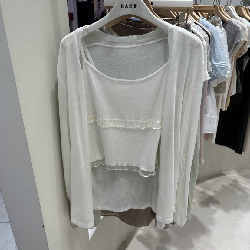 HARU-Q韓國代購女士新品26夏季時尚休閑推薦人氣熱賣套裝HARU-Q套裝圖色2