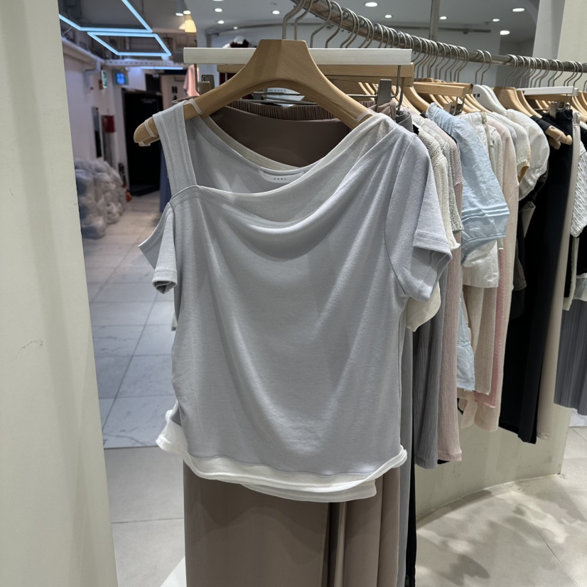 HARU-Q韓國直郵女裝新品人氣熱賣時尚推薦休閑26夏季T恤HARU-QT恤圖色1