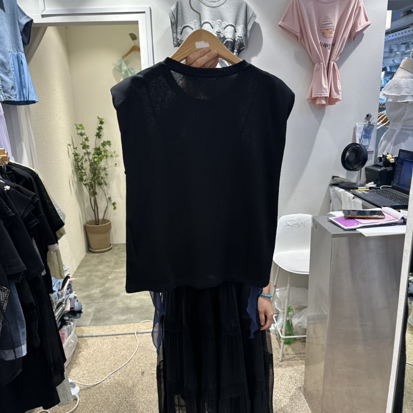 BELITA韓國東大門代購女裝新品26夏季推薦人氣休閑T恤假兩件BELITAT恤