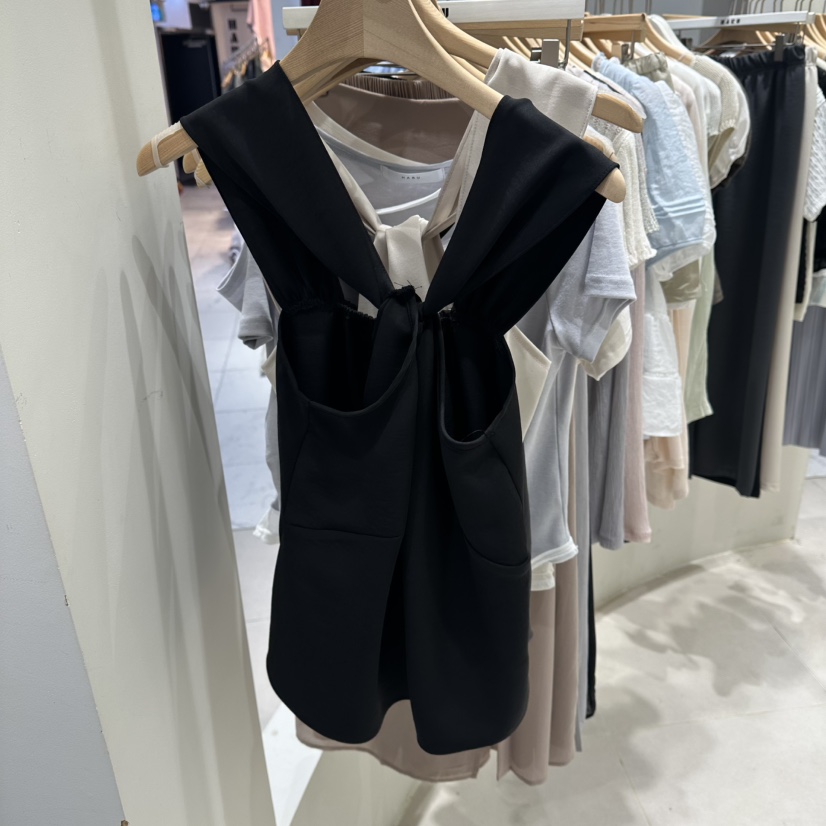 HARU-Q韓國東大門代購女士新品休閑推薦時尚人氣吊帶背心HARU-Q吊帶/背心圖色2黑色
