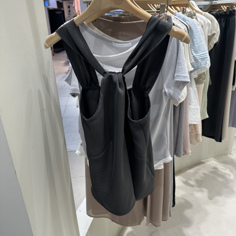 HARU-Q韓國東大門代購女士新品休閑推薦時尚人氣吊帶背心HARU-Q吊帶/背心圖色3墨色