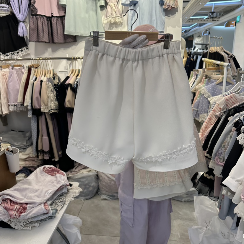 PAPA韓國直郵實拍女士新款時尚休閑人氣26夏季熱賣短褲棉質Papaine/HALMADE短褲