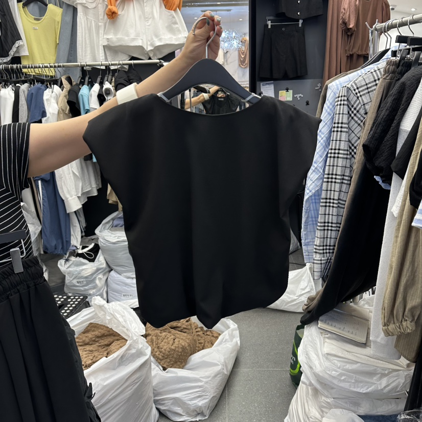 A-DEL韓國直郵女士新品熱賣26夏季時尚推薦休閑襯衫蕾絲衫A-DEL襯衫/蕾絲衫