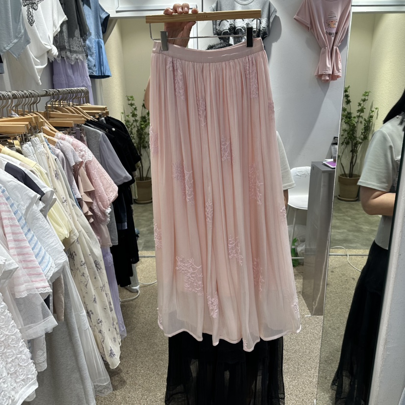 BELITA韓國直郵實拍女裝新款26夏季時尚熱賣人氣長裙刺繡BELITA長裙圖色2
