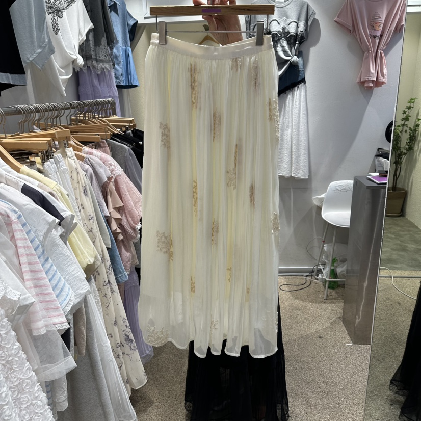 BELITA韓國直郵實拍女裝新款26夏季時尚熱賣人氣長裙刺繡BELITA長裙圖色3