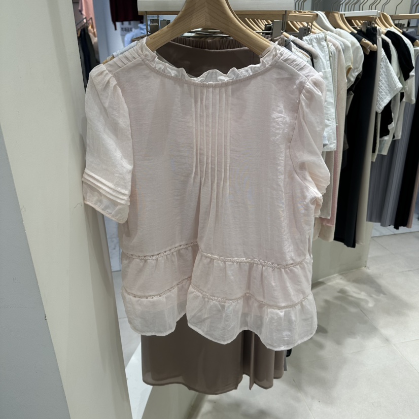 HARU-Q韓國東大門直郵女裝新品人氣休閑推薦時尚襯衫蕾絲衫HARU-Q襯衫/蕾絲衫