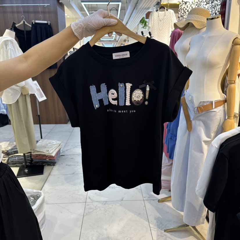 COCO HOLIC韓國東大門直郵女士新款26夏季推薦人氣時尚T恤COCO HOLICT恤圖色3