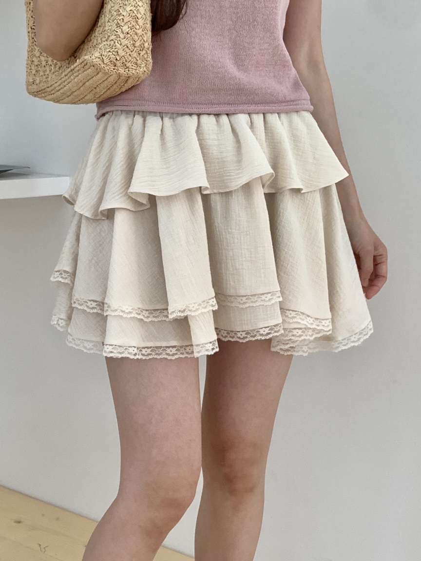 RE:OPENING東大門實拍韓國女士新品推薦熱賣26夏季人氣短裙RE:OPENING短裙