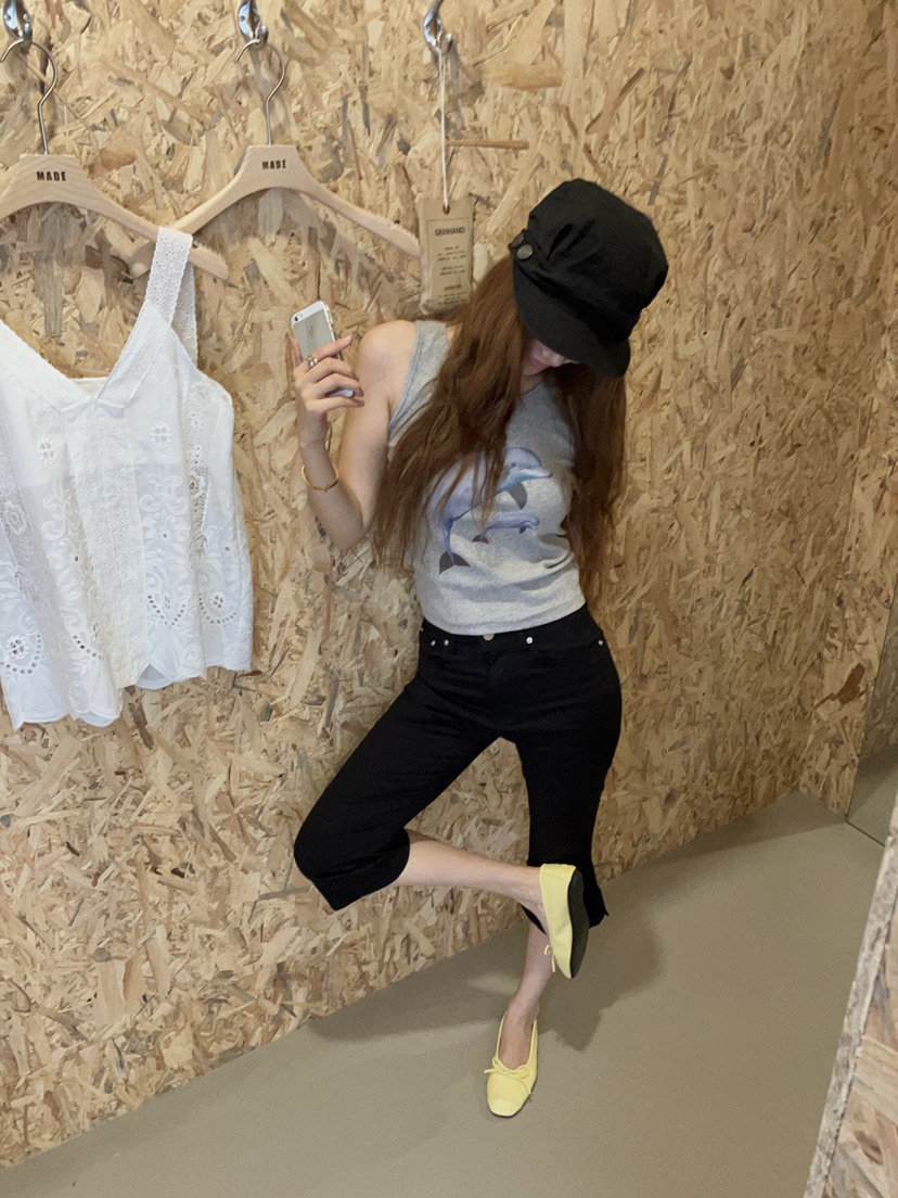 MADE-P韓國直郵女士新品時尚熱賣休閑26夏季休閑褲七分褲MADE-P休閑褲