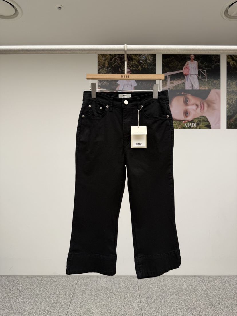 MADE-P韓國直郵女士新品時尚熱賣休閑26夏季休閑褲七分褲MADE-P休閑褲圖色1