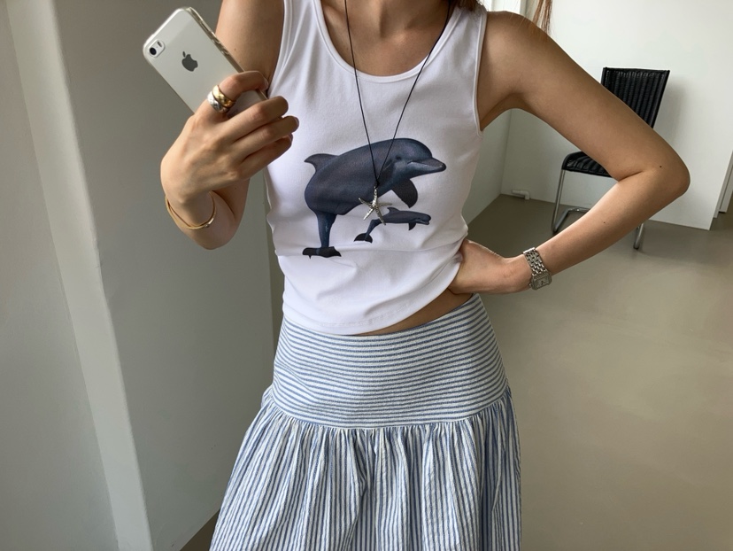 MADE-P韓國東大門代購女士新款休閑推薦熱賣吊帶背心無袖MADE-P吊帶/背心