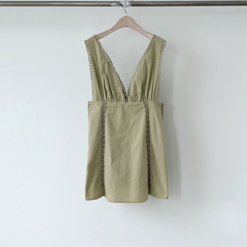 ANOTHER AVENUE韓國東大門代購女士新品26夏季連衣裙OPS深VANOTHER AVENUE連衣裙圖色2