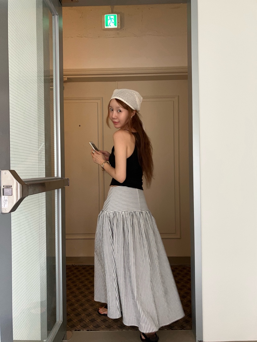 MADE-P韓國東大門代購女裝新品推薦時尚熱賣人氣休閑長裙MADE-P長裙