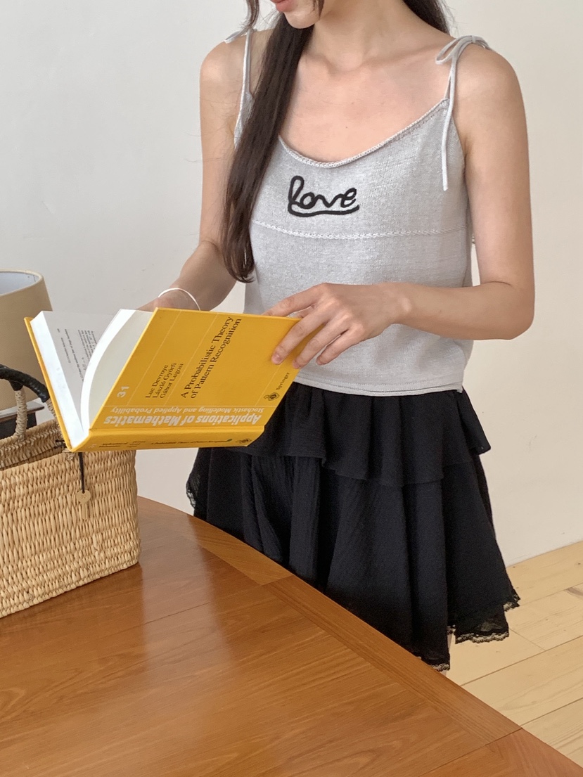 RE:OPENING韓國代購女士新款人氣休閑熱賣推薦26夏季吊帶背心RE:OPENING吊帶/背心