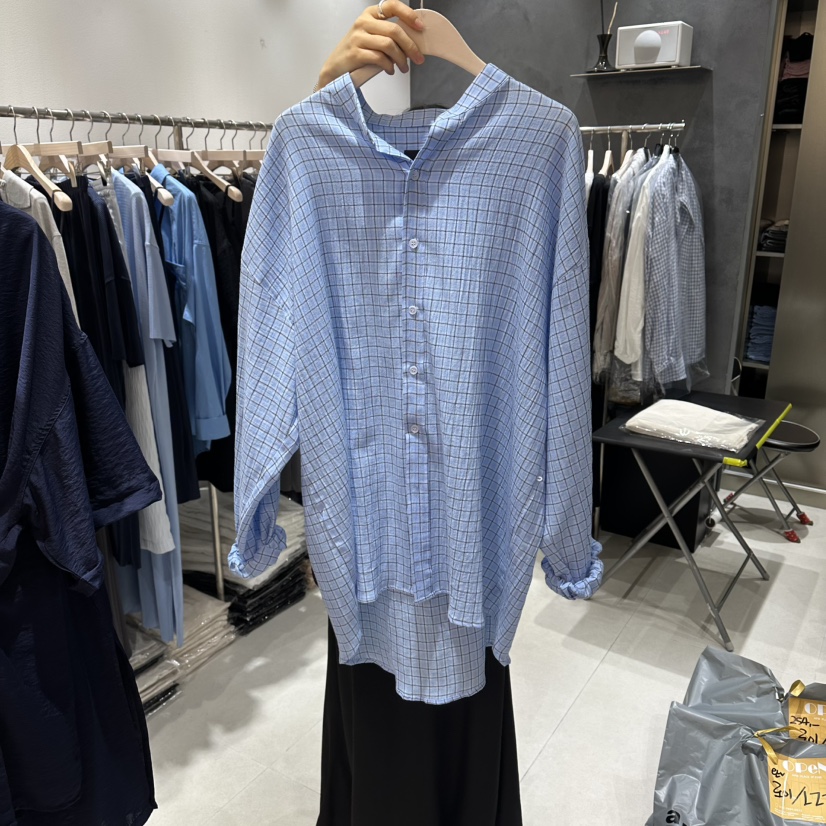 OPEN韓國直郵實拍女士新品推薦休閑人氣26夏季襯衫蕾絲衫OPEN襯衫/蕾絲衫圖色2