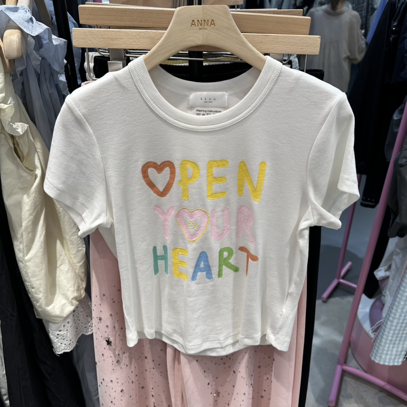 ANNA-P韓國東大門直郵女裝新品人氣熱賣時尚休閑26夏季T恤ANNA-PT恤圖色1