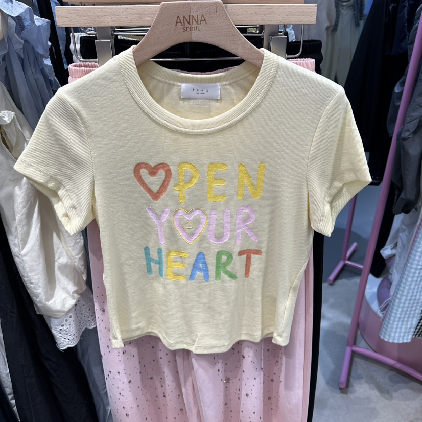 ANNA-P韓國東大門直郵女裝新品人氣熱賣時尚休閑26夏季T恤ANNA-PT恤圖色2
