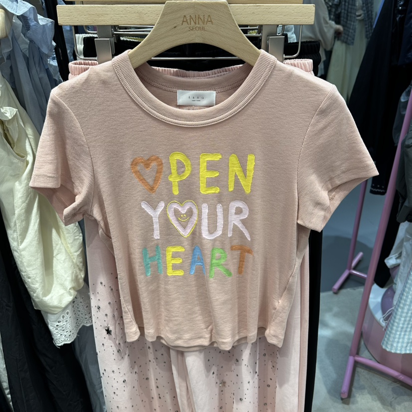 ANNA-P韓國東大門直郵女裝新品人氣熱賣時尚休閑26夏季T恤ANNA-PT恤圖色3