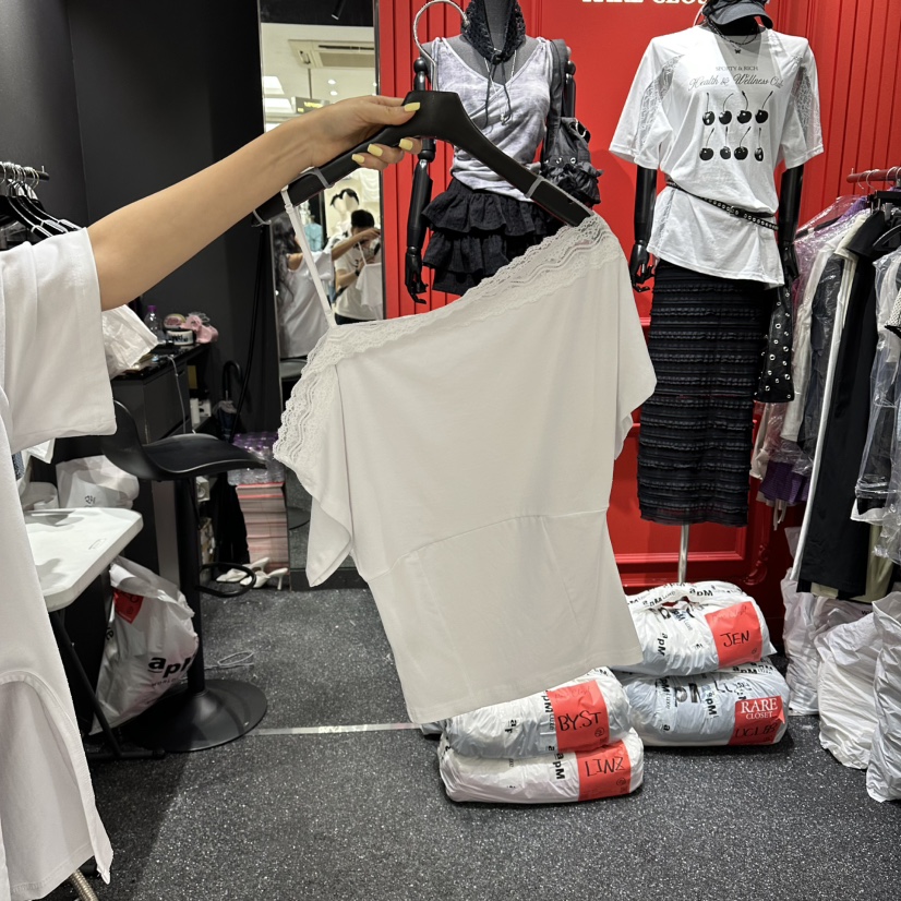 RARE CLOSET韓國東大門代購女士新品26夏季推薦時尚熱賣T恤RARE CLOSETT恤