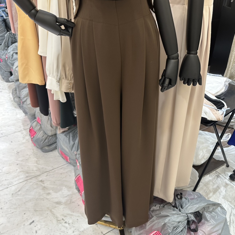 HERISH韓國直郵女士新品26夏季人氣推薦休閑時尚休閑褲褶裥Haute-Herish-Q休閑褲圖色1