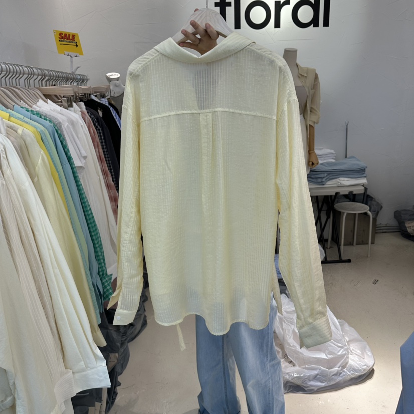 FLORAL東大門實拍韓國女裝新款推薦休閑熱賣時尚襯衫蕾絲衫FLORAL襯衫/蕾絲衫
