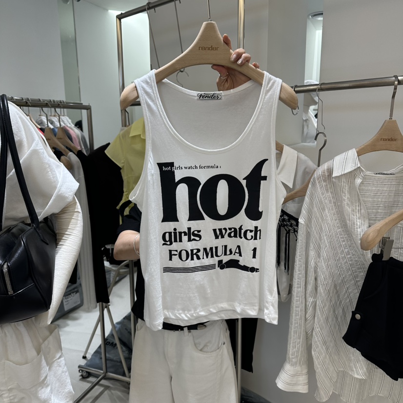 RENDER韓國直郵女士新品人氣時尚推薦26夏季熱賣吊帶背心RENDER吊帶/背心圖色1