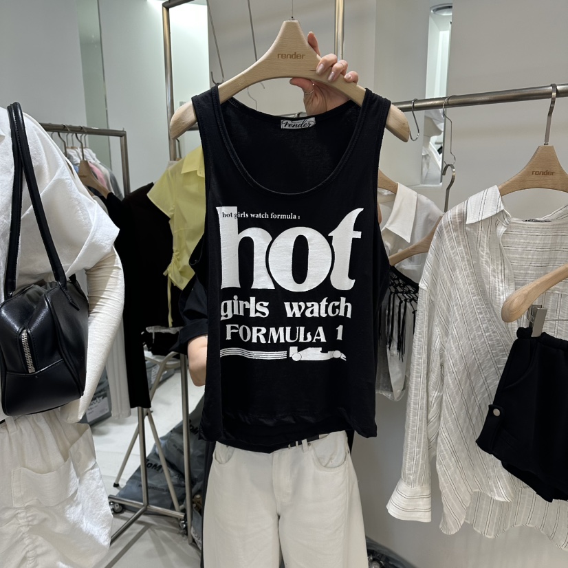 RENDER韓國直郵女士新品人氣時尚推薦26夏季熱賣吊帶背心RENDER吊帶/背心圖色3